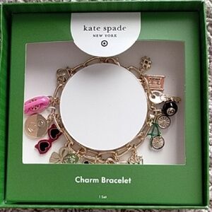 NIB Kate Spade New York x Target Mixed Novelty Chunky Charm Bracelet
